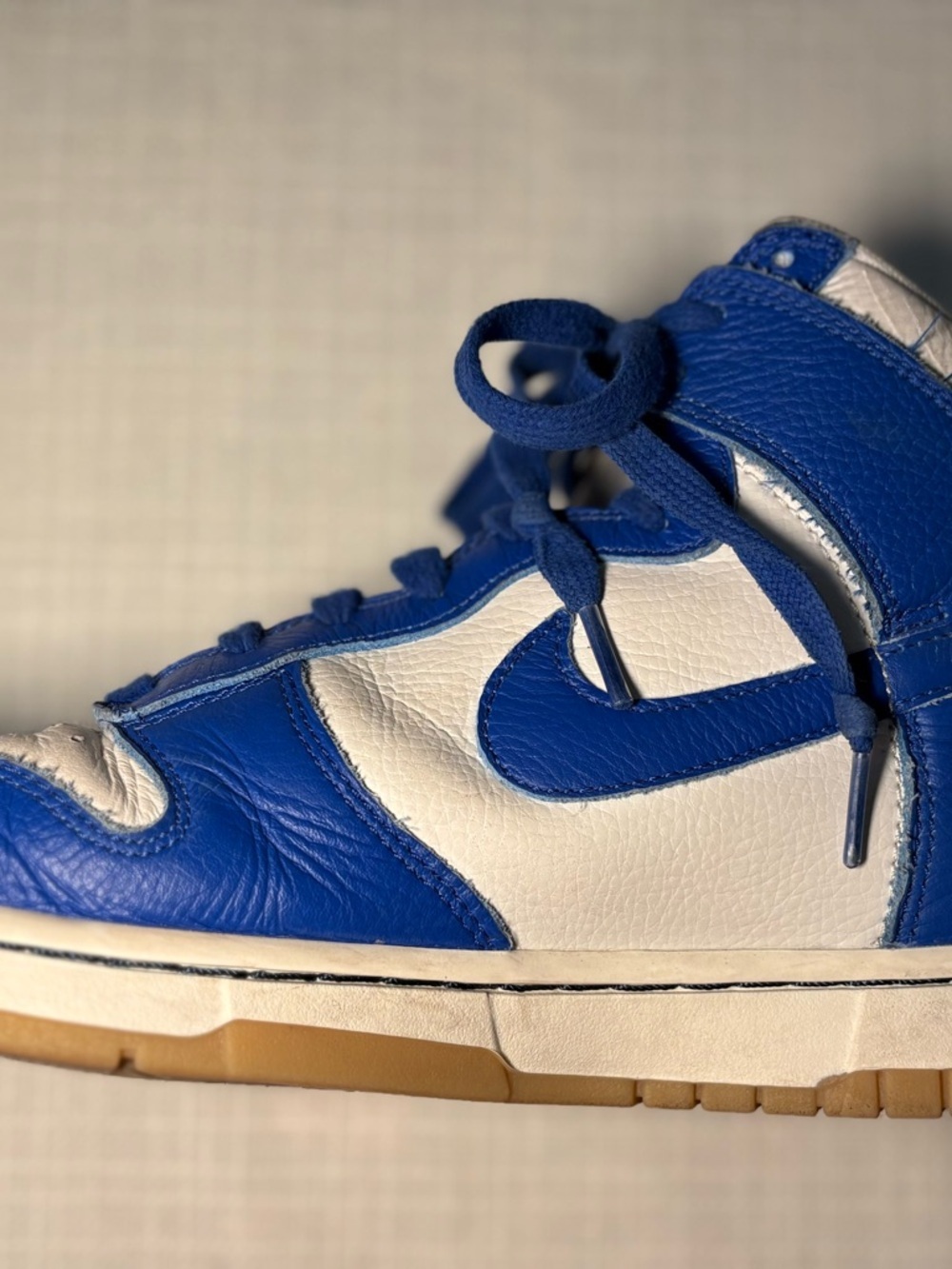 Nike Dunk High Blue White High Top Sneakers Men’s / Women’s Retro Streetwear - Picture 5 of 6